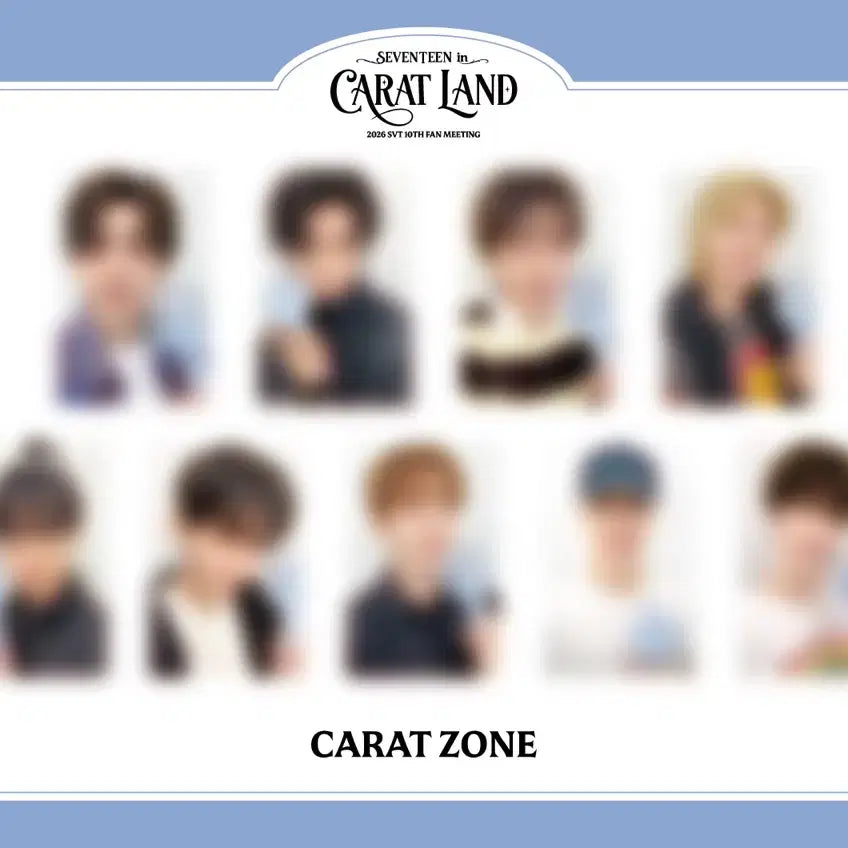 [BUNJANG] SEVENTEEN 2026 Carat Zone Photocard / 세븐틴 캐럿랜드 2026 캐럿존 포카 양도 캐랜 팬미팅