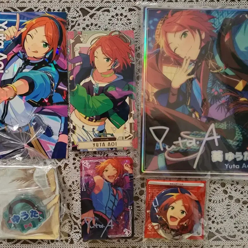 [BUNJANG] Ensemble Stars Yuuta Bundle Set / 앙상블 스타즈 유우타 굿즈 일괄