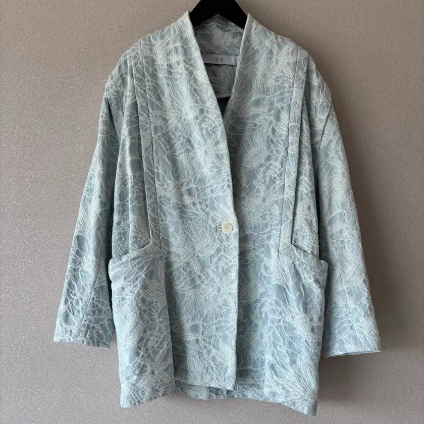[BUNJANG] IRO Denim Jacquard Oversized Jacket Size 34 / [정품] IRO 데님 자카드 오버핏 자켓 34사이즈