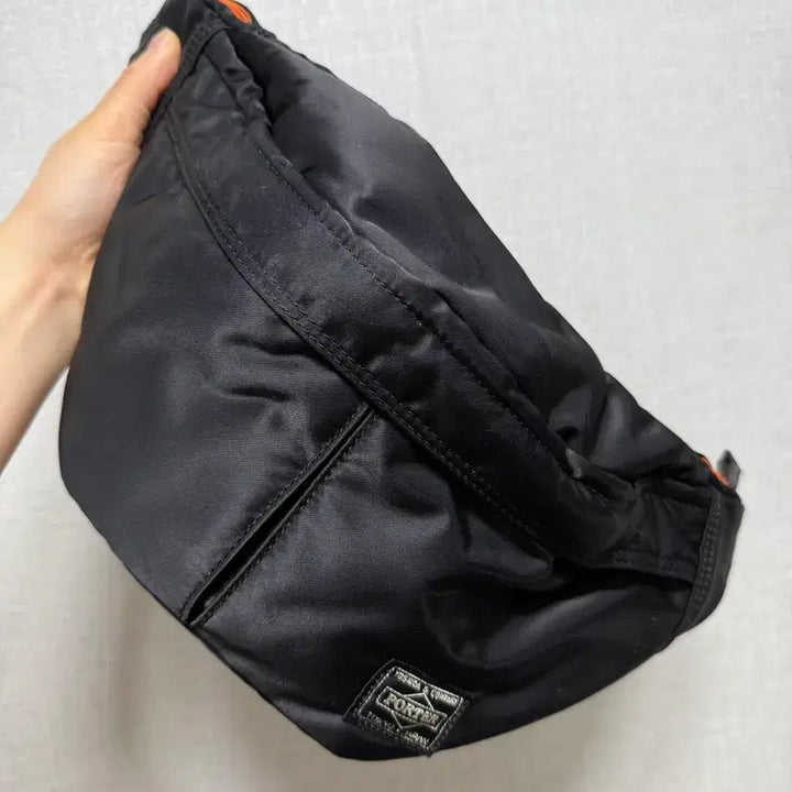 [BUNJANG] Yoshida Porter Tanker Waist Bag Black / 요시다 포터 탱커 웨이스트백 힙색 블랙