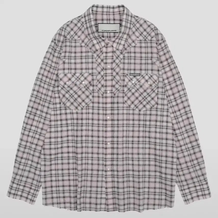 [BUNJANG] The Vinyl House Western Check Shirt / 더바이닐하우스 WESTERN CHECK SHIRTS (웨스턴 체크 셔츠)