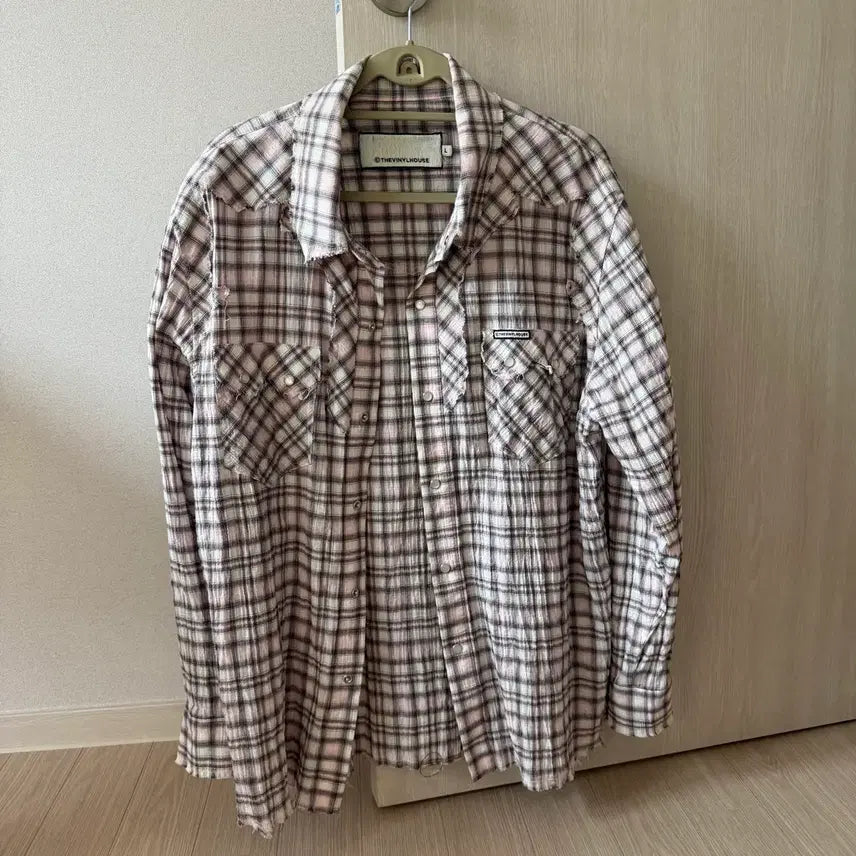 [BUNJANG] The Vinyl House Western Check Shirt / 더바이닐하우스 WESTERN CHECK SHIRTS (웨스턴 체크 셔츠)