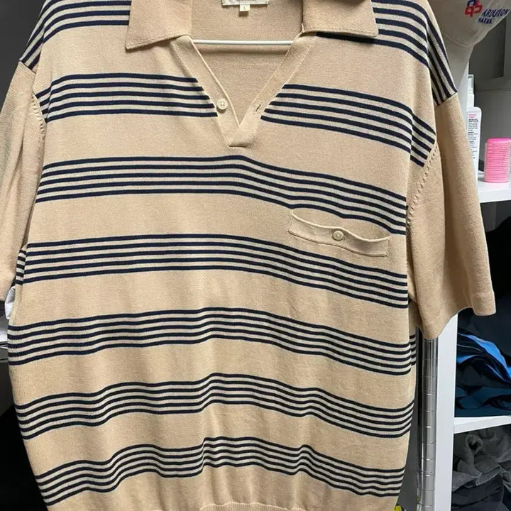 [BUNJANG] Baracuta Short Sleeve Knit Polo L / 바라쿠타 반팔 카라 니트 L