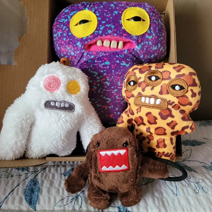 [BUNJANG] Zuru Puggler Monster Keyring 4-Piece Set / zuru몬스터 인형 4종 세트(새상품)