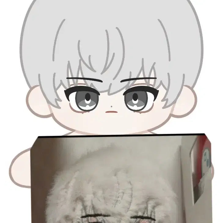 [BUNJANG] White Foot 15cm Cotton Doll / 무속성 흰발 솜깅 솜인형