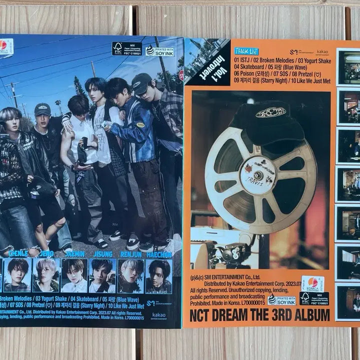 [BUNJANG] NCT DREAM ISTJ Album Bundle Set (Includes Folded Poster, Jeno Polaroids) / [폴라포함] NCT 엔시티드림 ISTJ 앨범 2종 일괄 양도