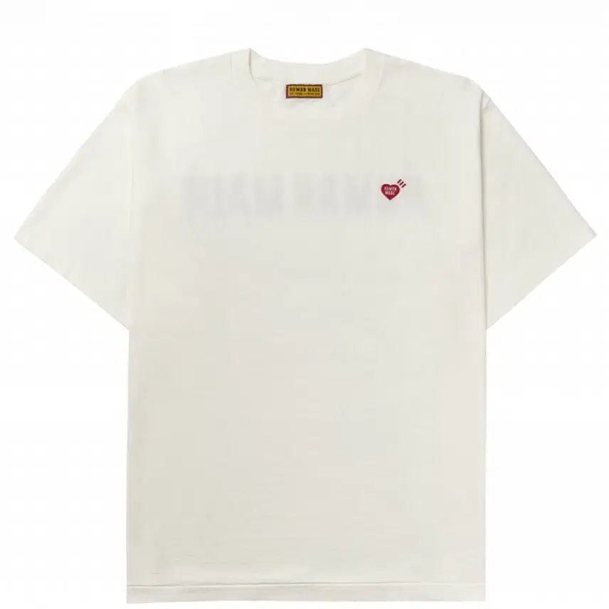 [BUNJANG] Human Made Heart Logo T-Shirt White Size S / 수수료포함 새상품 정품 휴먼메이드 티 s사이즈 하트 로고 화이트