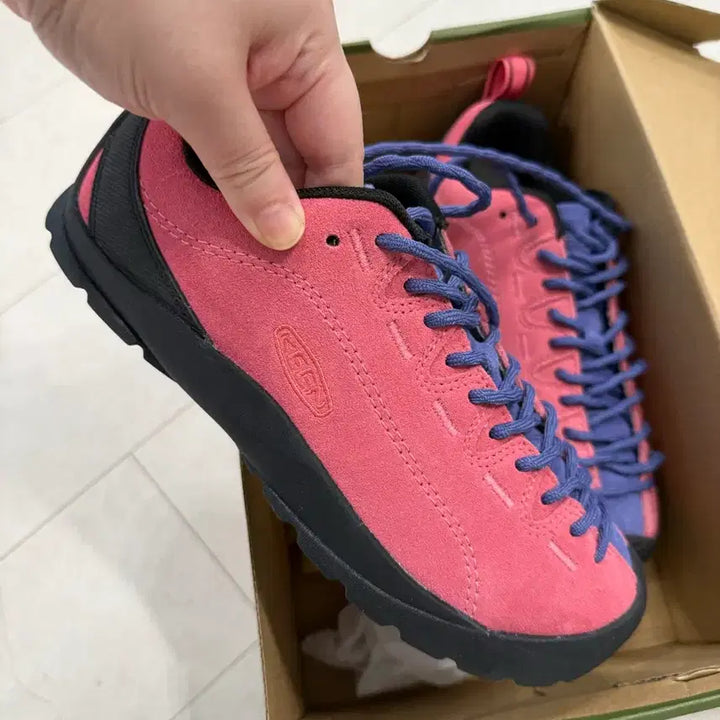 [BUNJANG] Kin Jasper Sneakers Pink/Blue Size 230 / 킨 재스퍼 핑크 / 블루 230