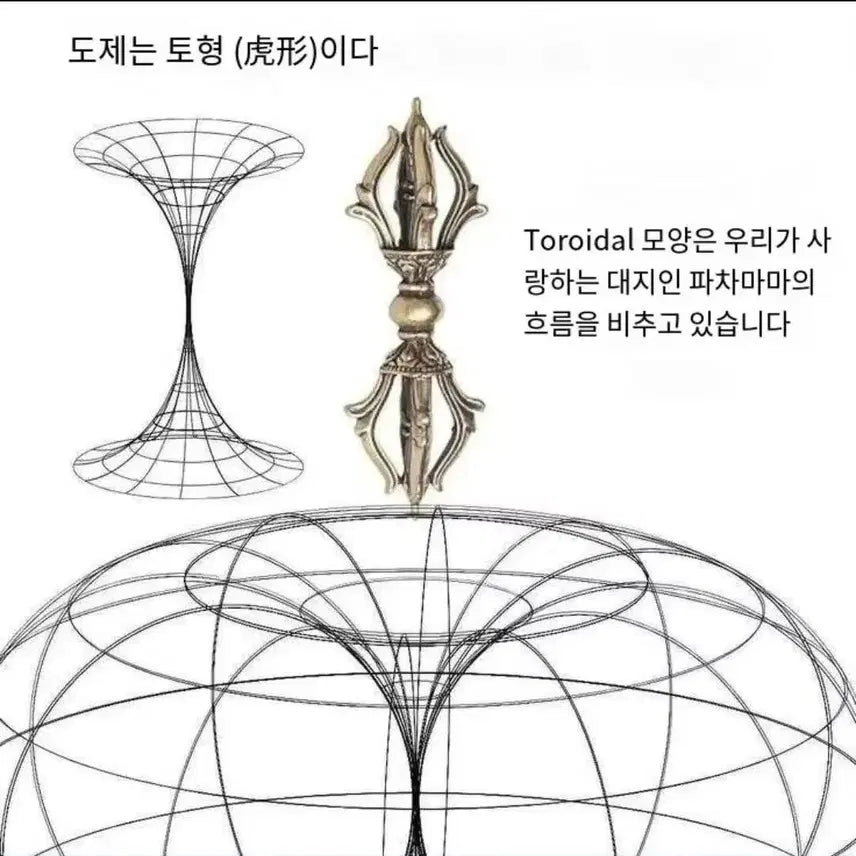 [BUNJANG] Tibetan Vajra Ornament 9.2cm / 티벳 금강저  바즈라 장식품 9.2cm