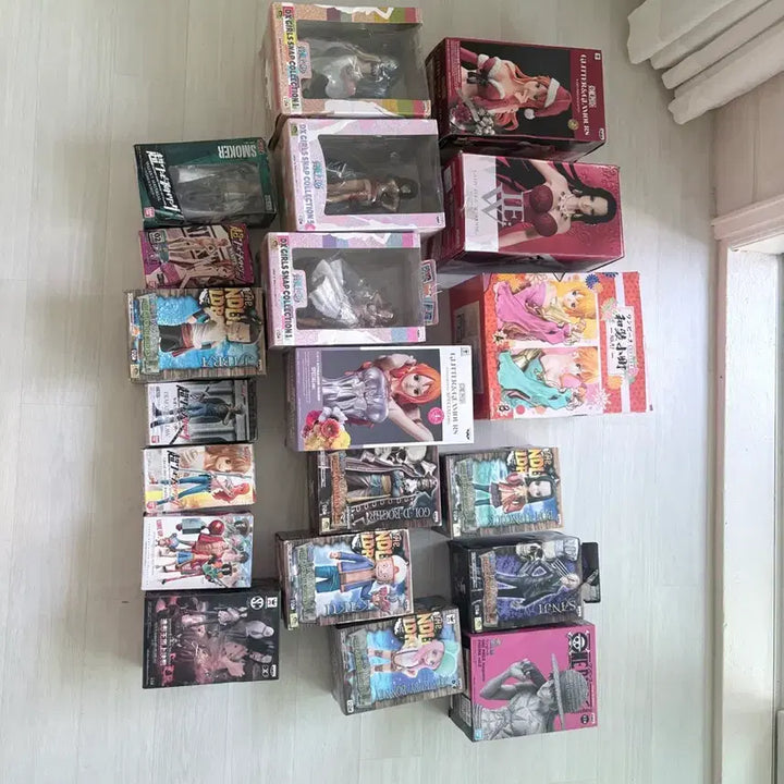 [BUNJANG] Sealed One Piece Figure Collection - 20 Assorted Figures / 미개봉 원피스 피규어 컬렉션 20종