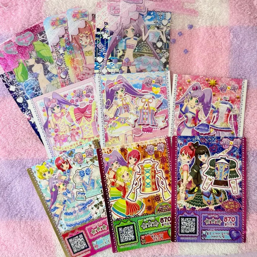 [BUNJANG] PriPara Pretty Ticket Promo Ticket Full Set Bundle Set / 프리파라 프리티켓 프로모티켓 밀피티켓 기기배출티켓 대량 일괄 라라 솔라미스마일