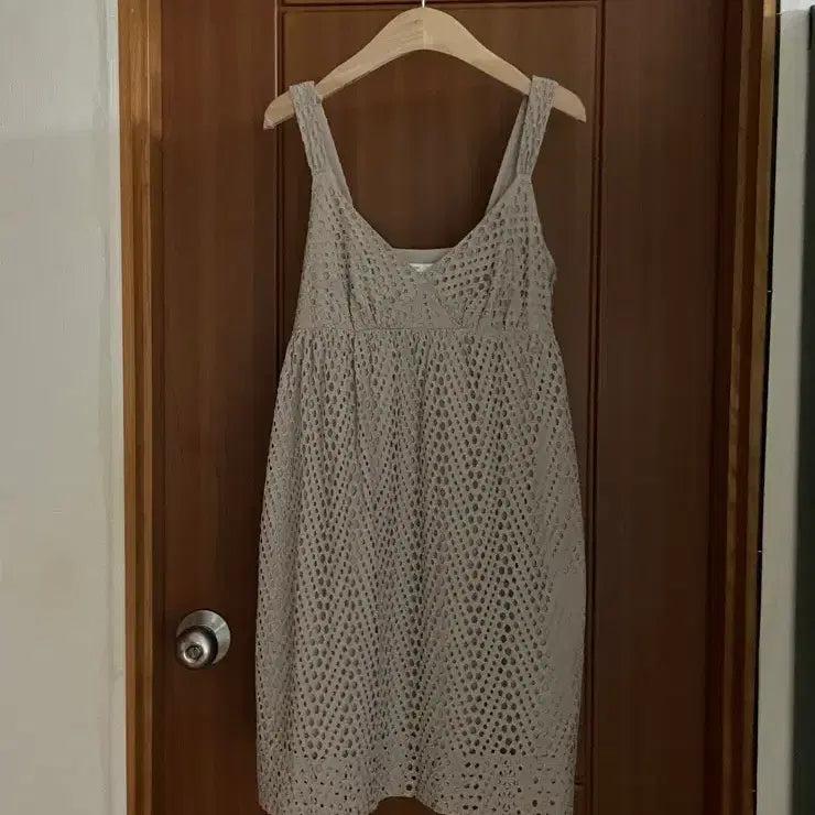 [BUNJANG] Vince Cotton Midi Dress Light Cocoa Beige / 빈스 VINCE 원피스