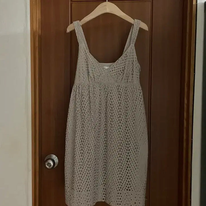 [BUNJANG] Vince Cotton Midi Dress Light Cocoa Beige / 빈스 VINCE 원피스