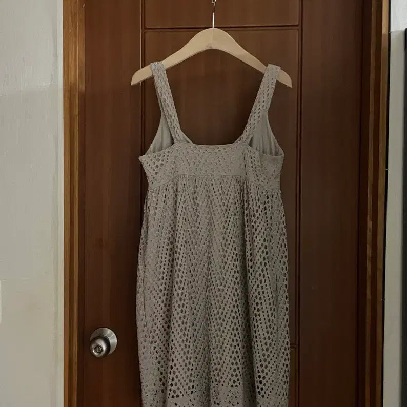 [BUNJANG] Vince Cotton Midi Dress Light Cocoa Beige / 빈스 VINCE 원피스