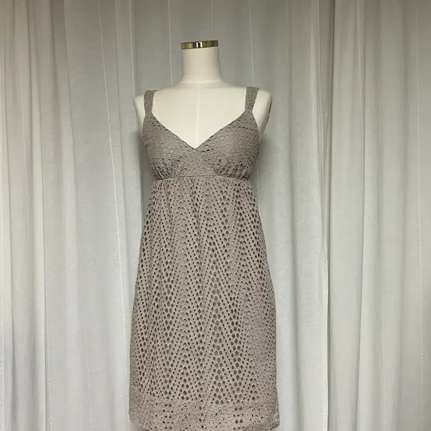 [BUNJANG] Vince Cotton Midi Dress Light Cocoa Beige / 빈스 VINCE 원피스