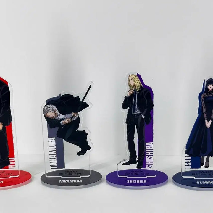 [BUNJANG] Sakamoto Days Acrylic Standee Bundle (Taro, Shishiba, Osaragi, Slur) / 사카모토 데이즈 아크릴 일괄 (타로 시시바 오사라기 슬러)