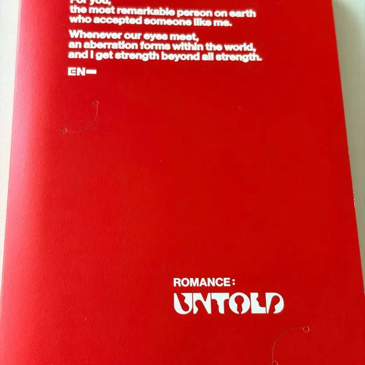 [BUNJANG] ENHYPEN Official 2nd Full Album ROMANCE : UNTOLD (NI-KI Version) Unsealed Photocard Included / [개봉-포카 있음] 엔하이픈 앨범 정규2집 로맨스 언톨드 (니키 버전)