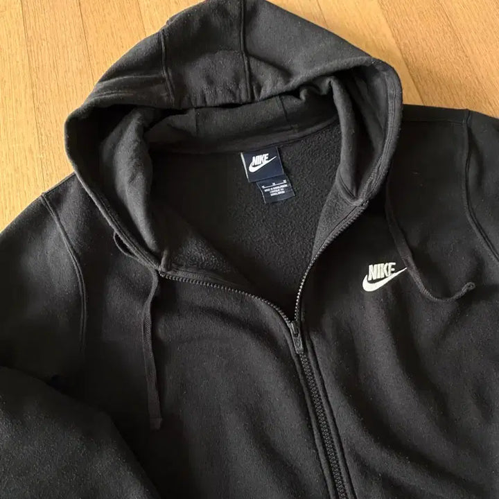 [BUNJANG] Nike Black Hoodie Zip-Up M / 나이키 후드집업 블랙 m