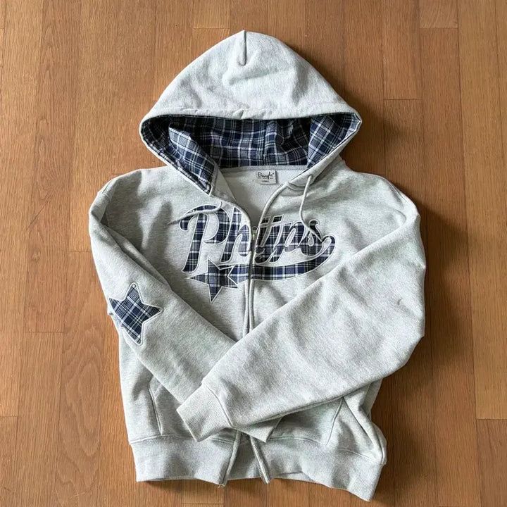 [BUNJANG] Gainsborough Star Logo Hooded Zip-Up (Size S) / 게인스보로 스타로고 후드집업
