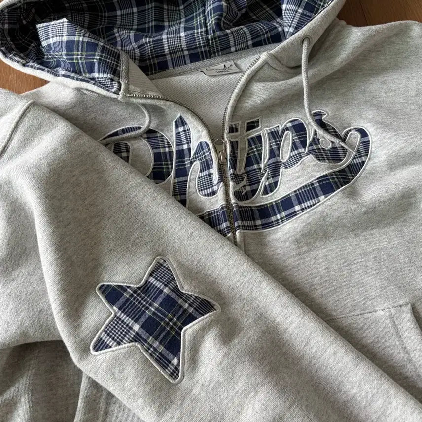 [BUNJANG] Gainsborough Star Logo Hooded Zip-Up (Size S) / 게인스보로 스타로고 후드집업