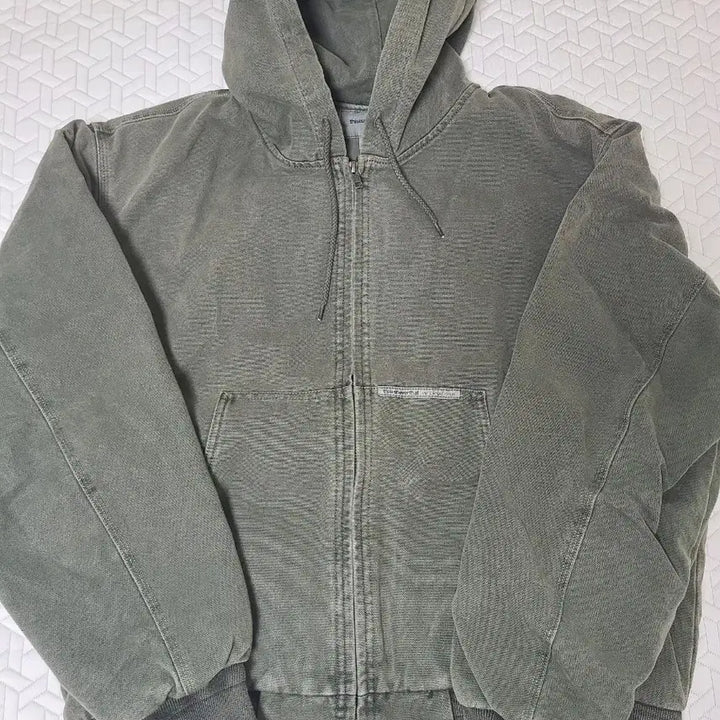 [BUNJANG] thisisneverthat Overdyed Hooded Jacket Olive Size S / 디스이즈네버댓 자켓 s사이즈