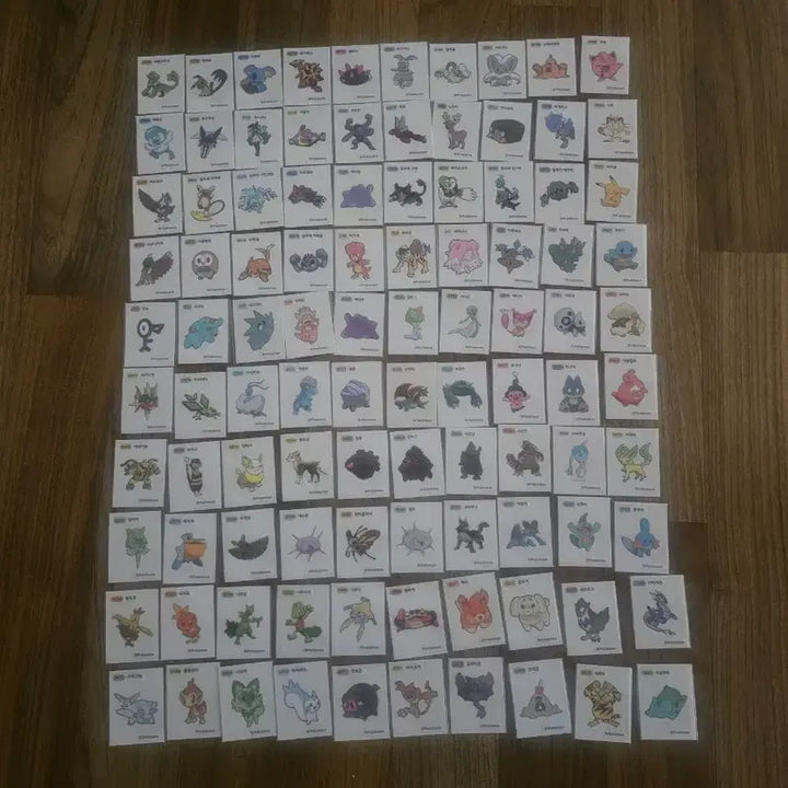 [BUNJANG] Pokémon Stickers 135 Types Bundle Set / 포켓몬 띠부씰 여태까지 나온씰 135종 일괄판매합니다
