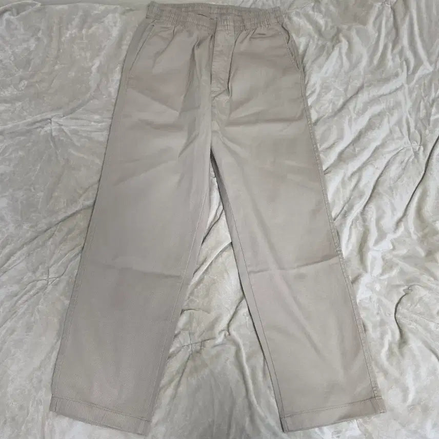 [BUNJANG] Uniqlo Stretch Easy Ankle Pants Beige S / 유니클로 스트래치이지앵클팬츠 S사이즈 / 31BEIGE 색상