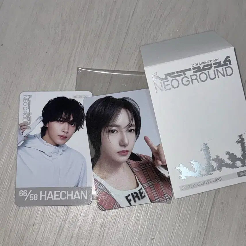 [BUNJANG] NCT 10th Anniversary Neo Ground Pop-up Photocard Haechan &amp; Renjun Bundle Set / Nct 팝업 엔시티팝업 포카 양도 해찬 런쥔 nct127 원가