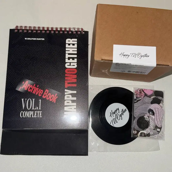 [BUNJANG] BORNCAFE Happy Together Glass Cup Set Archive Book Calendar Bundle Set (Sealed) / 비온카페 해피투게더 유리컵 컵세트 아카이브북달력 미개봉 일괄 원가