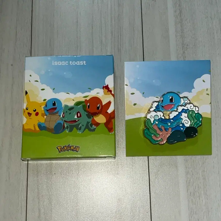 [BUNJANG] Pokemon x Isaac Toast Collaboration Squirtle Badge / 포켓몬스터 이삭토스트 콜라보 뱃지 꼬부기