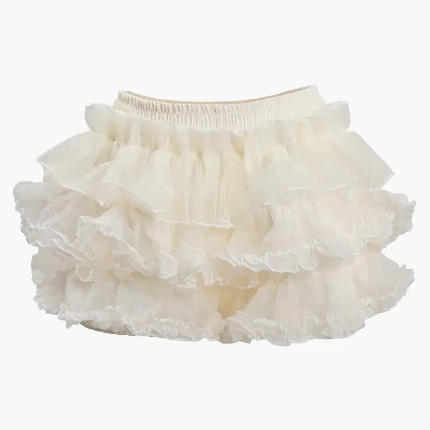 [BUNJANG] Ruff Neck Tulle Skirt / 러프넥 튜튜스커트