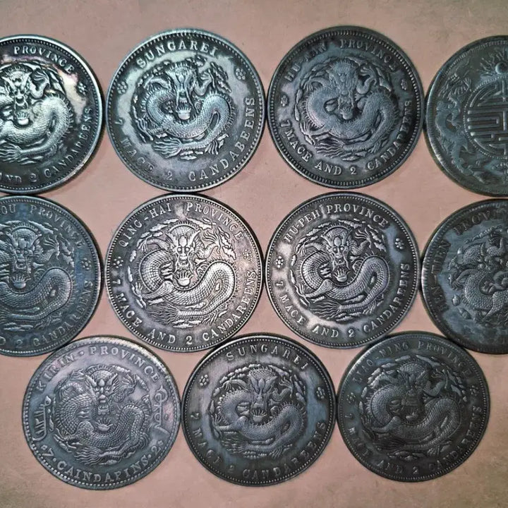 [BUNJANG] Chinese Antique Silver Coins (11 pcs) / 중국옛날 은화 11점에15만원