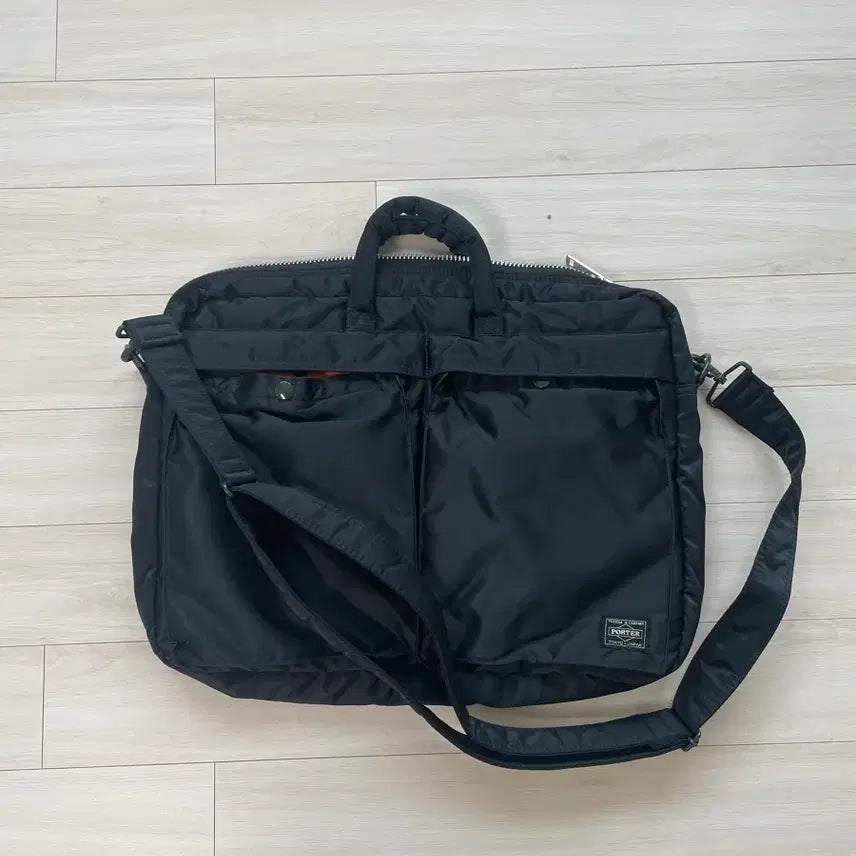 [BUNJANG] Porter Tanker 2-Way Briefcase Black / 포터 탱커 투웨이 브리프케이스 블랙