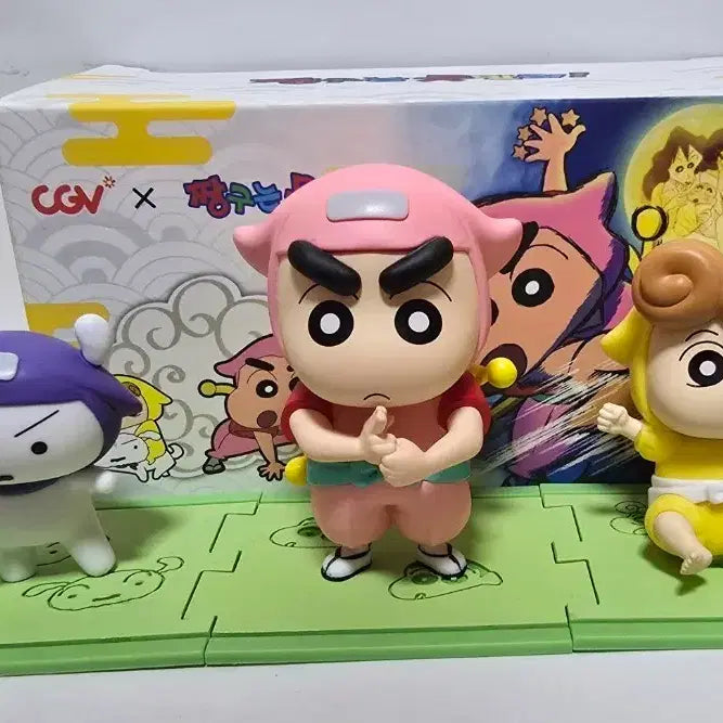 [BUNJANG] Crayon Shin-chan CGV Ninja Belly Guard Figure / 짱구는 못말려 CGV 닌자 배꼽수비대 피규어
