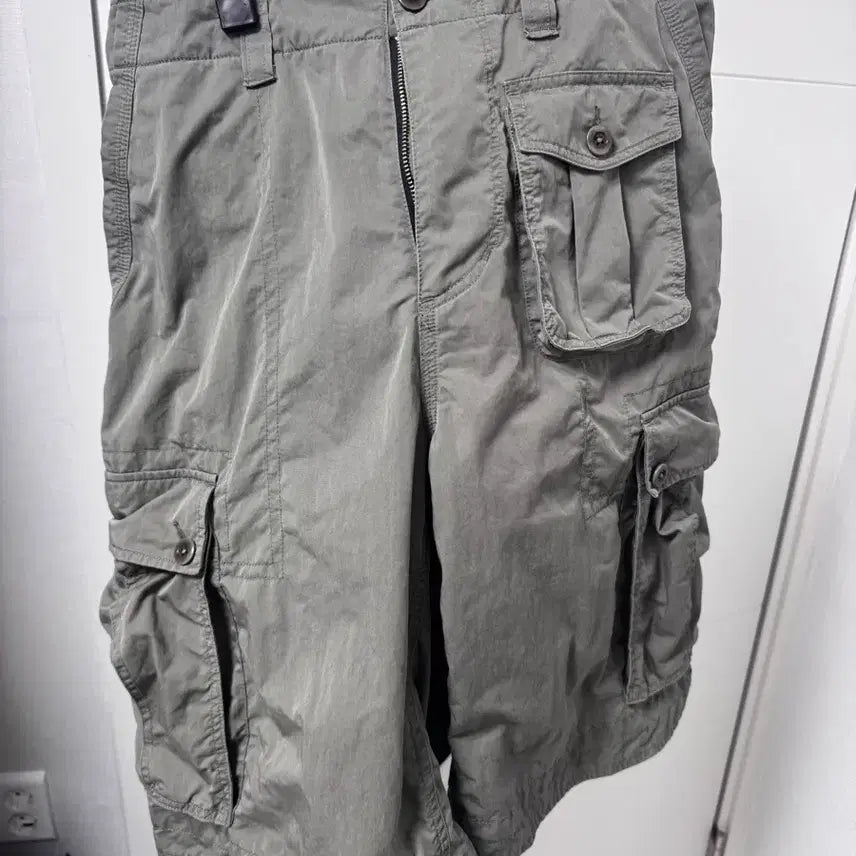 [BUNJANG] Union Blue Bermuda Cargo Pants Khaki M / 유니온블루 버뮤다 카고 팬츠 카키 M