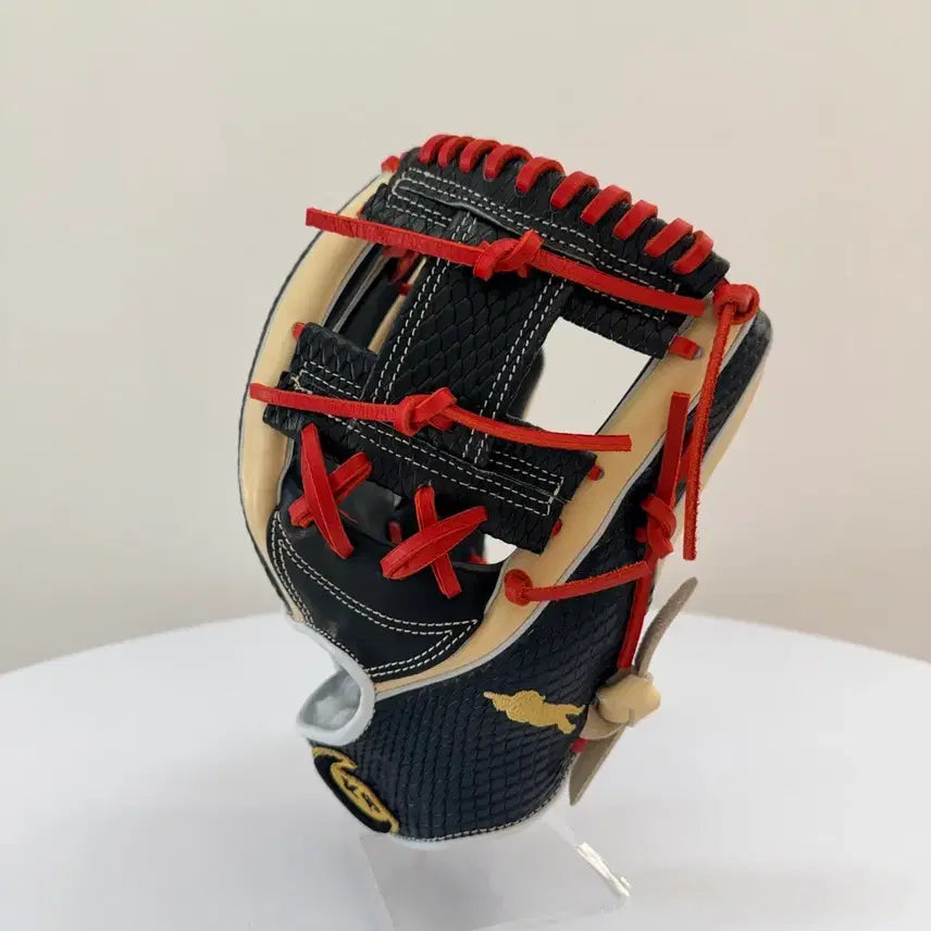 [BUNJANG] Gajok Baseball Dongwol Infielder Glove (Camel Navy) / 가족베이스볼 동월 내야글러브