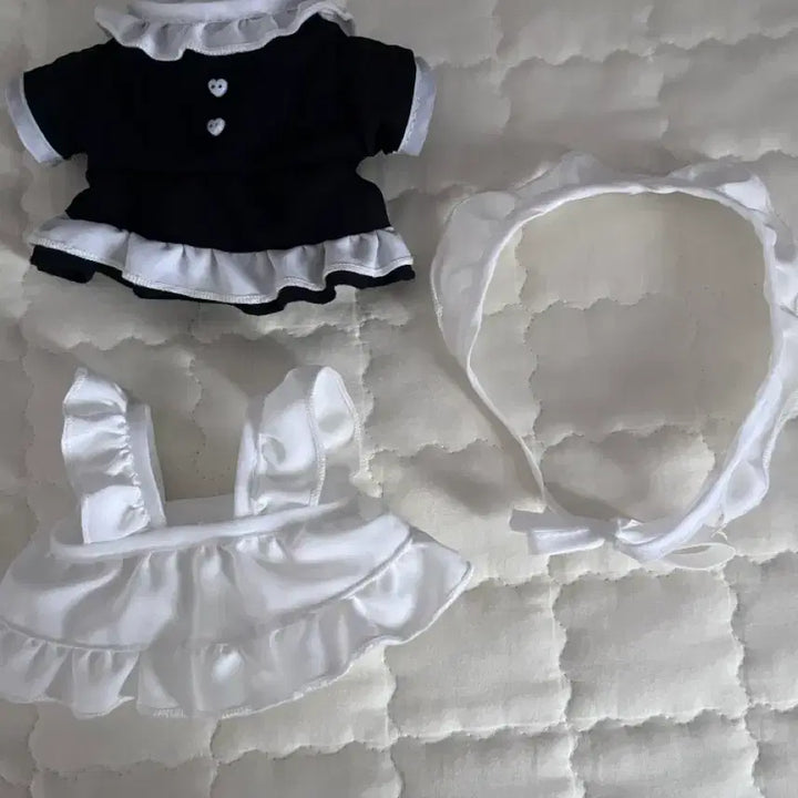 [BUNJANG] 20cm Maid Outfit for Dolls / 20cm 솜인형 메이드복