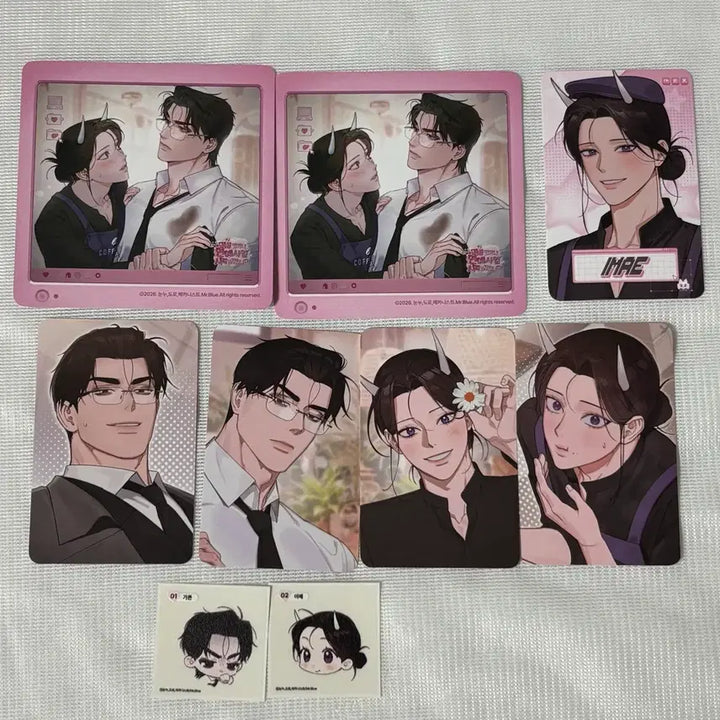 [BUNJANG] Mible Company Mible Pop-up Lucky Draw Coaster Photocard / 미블컴퍼니 미블 팝업 톡신 럭드 코스터 입특 랜덤 특전 포카 띠부씰
