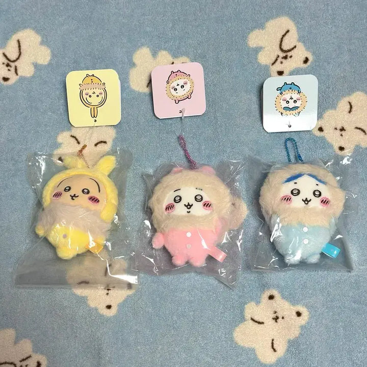 [BUNJANG] Chiikawa Padded Mascot 3 Types / 치이카와 털 패딩 마스코트 3종