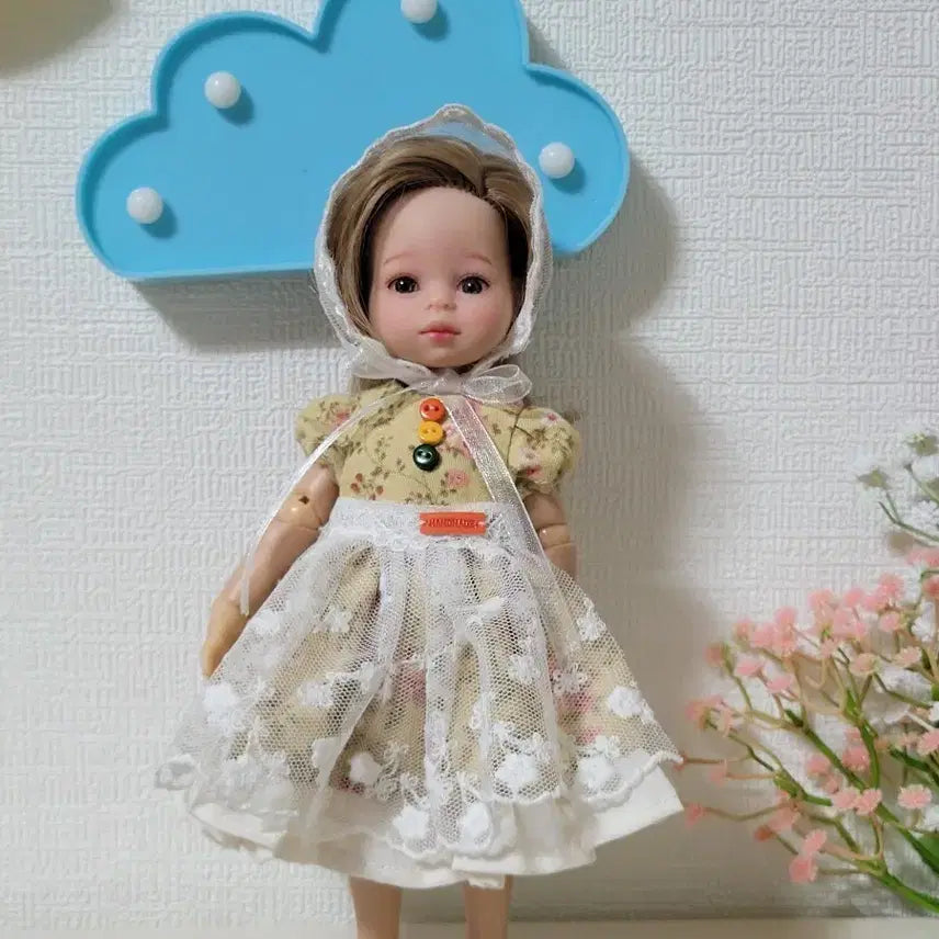 [BUNJANG] Mini Reina Doll Dress Set / 미니레이나 인형 원피스