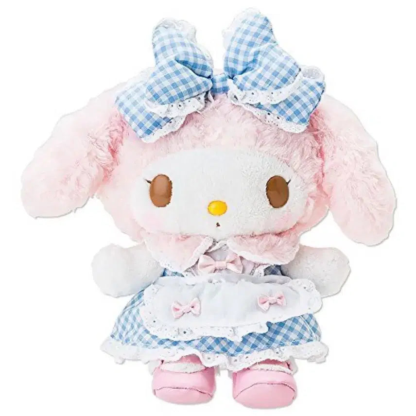 [BUNJANG] Sanrio My Melody Omekashi Blue Medium Size Plush / 산리오 마이멜로디 오메카시 블루 중형 사이즈