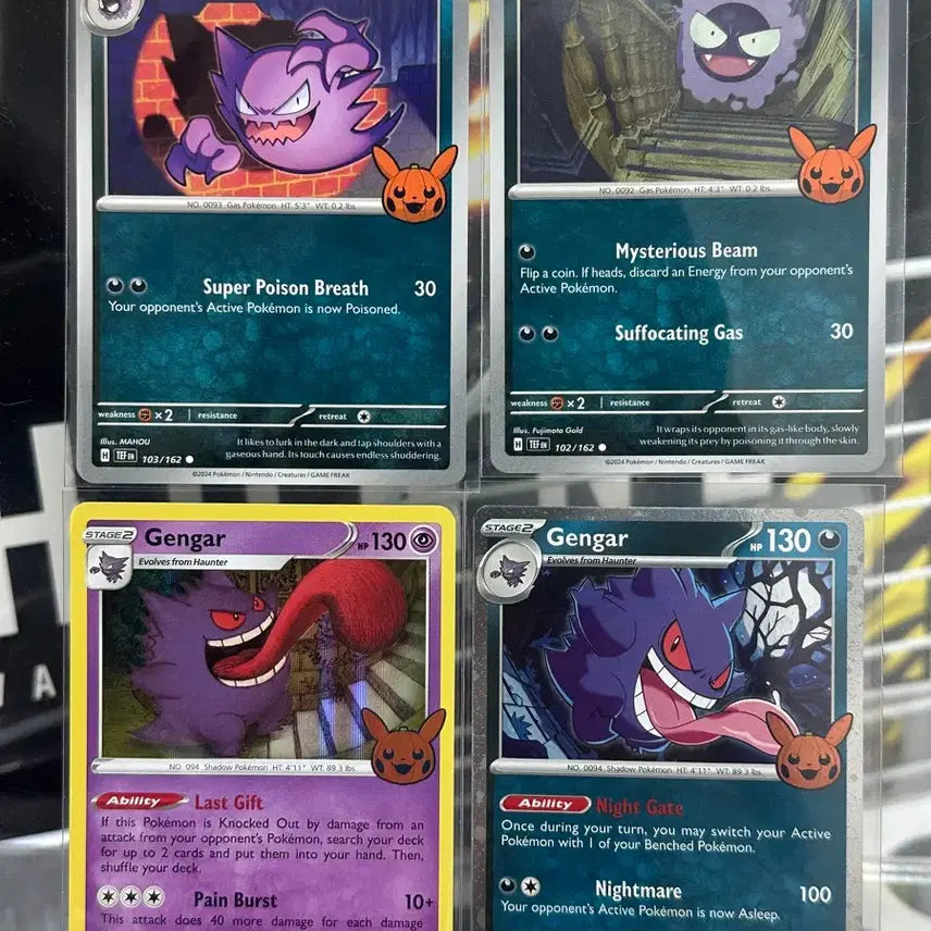 [BUNJANG] North American Pokemon Cards Halloween Bundle Set (10 Cards) / 북미 포켓몬 카드 할로윈 10개 일괄