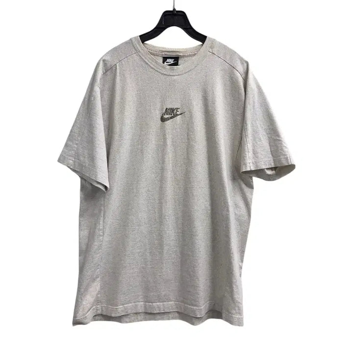 [BUNJANG] Nike Swoosh T-Shirt Oatmeal Beige XL / [프립]XL/나이키 스우시 반팔 티셔츠 오트밀 베이지