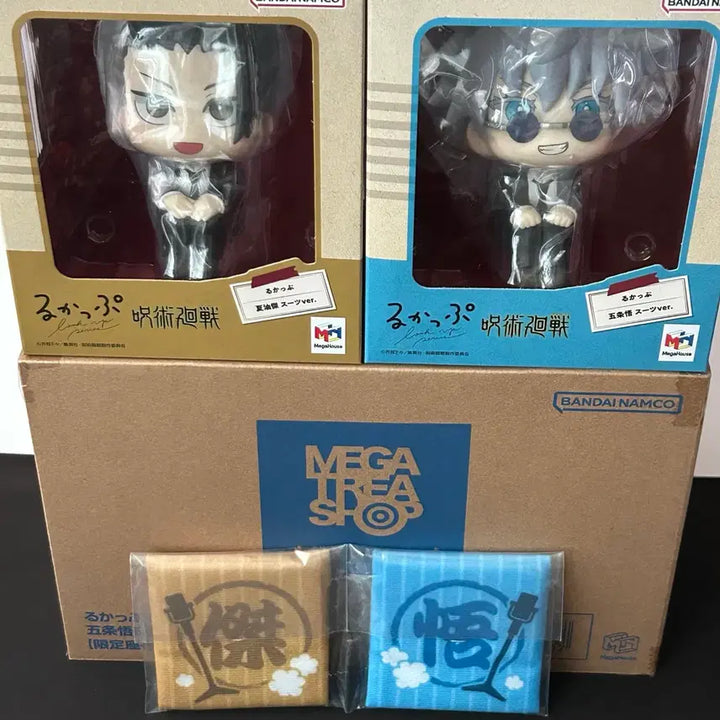 [BUNJANG] Jujutsu Kaisen Satoru Gojo Suguru Geto Look Up &amp; Cushion Special Edition / (정품 최저가 특전 O) 하라혼 고죠 게토 룩업 + 특전 방석 일괄 판매