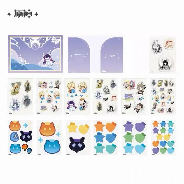 [BUNJANG] Genshin Impact Official Bonus Sticker Set (Sealed) / [미개봉] 원신 공식 특전 스티커 세트