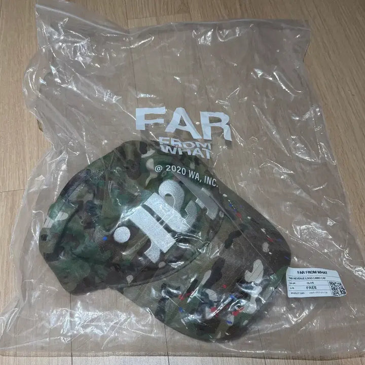 [SOLD OUT] [OS] 파프롬왓 FAR REVERSE LOGO CAMO CAP