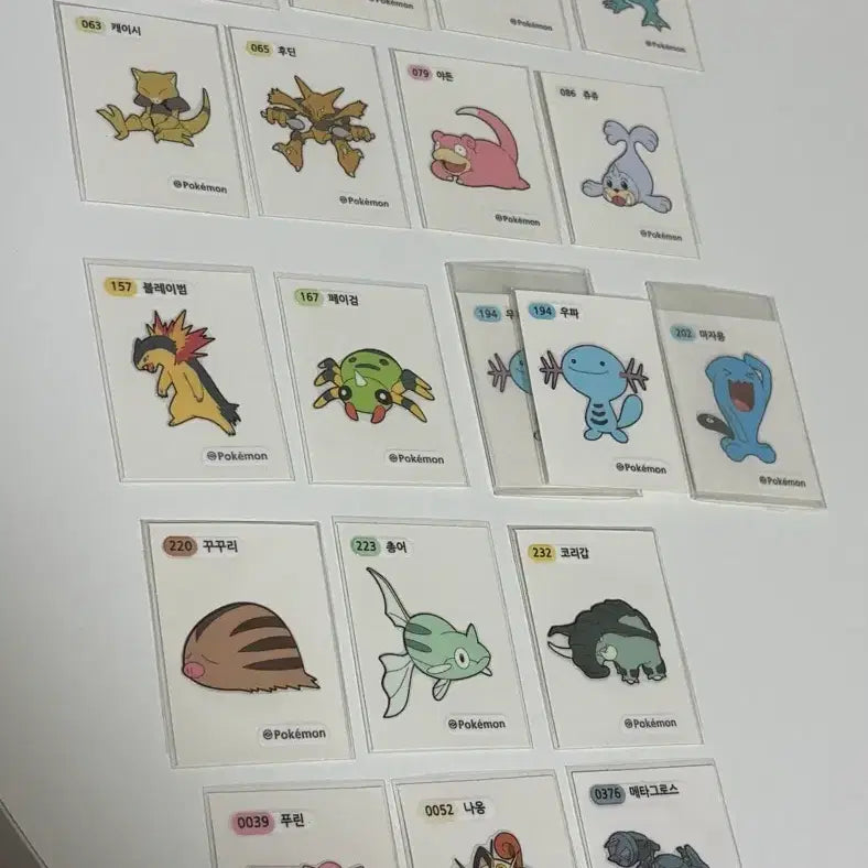 [BUNJANG] Pokemon 1st &amp; 2nd Gen Season 5 Sticker Collection / 포켓몬1,2세대 시즌5 띠부씰 팜