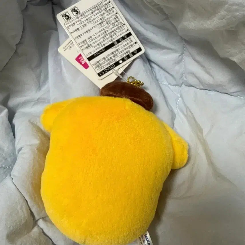 [BUNJANG] Sanrio Pompompurin Sleeping Bag Mascot / 폼폼푸린 침낭 나카지마 마스코트