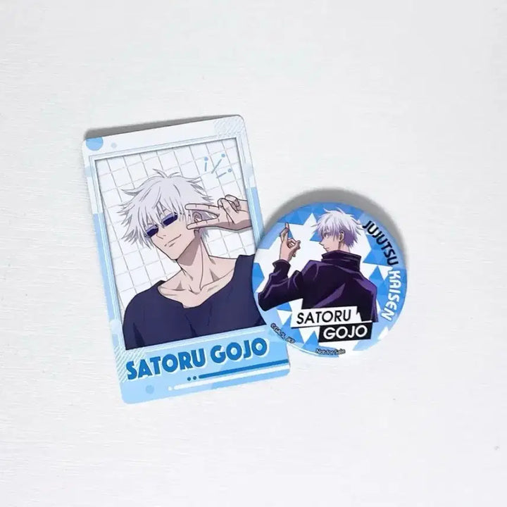 [BUNJANG] Gojo Badge Photocard Bundle Set / 고죠 뱃지 포카 일괄
