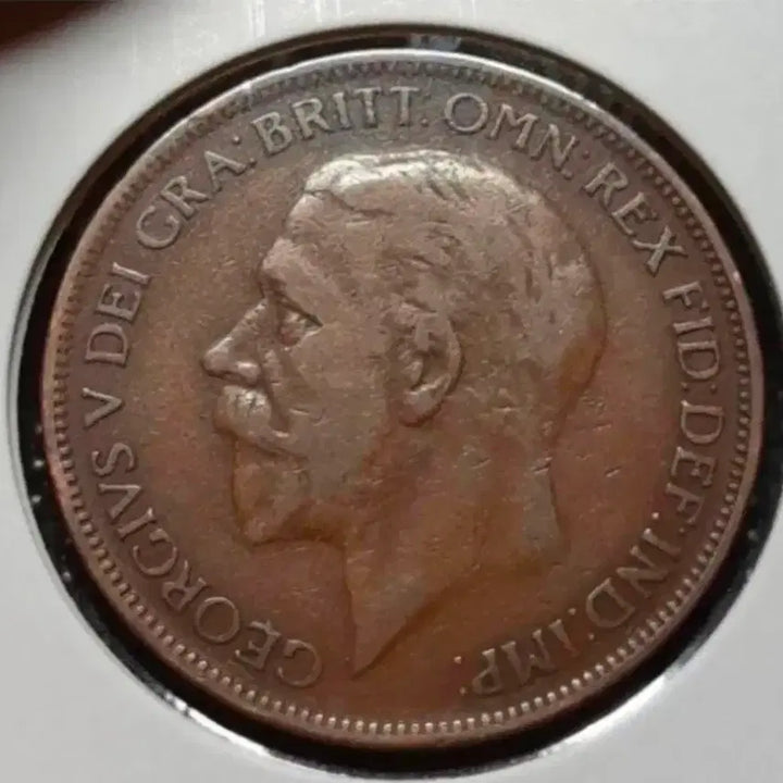 [BUNJANG] 1927 Great Britain King George V 1 Penny Coin / 영국 1927년 조지5세 1페니.외국주화.주화 화폐 동전